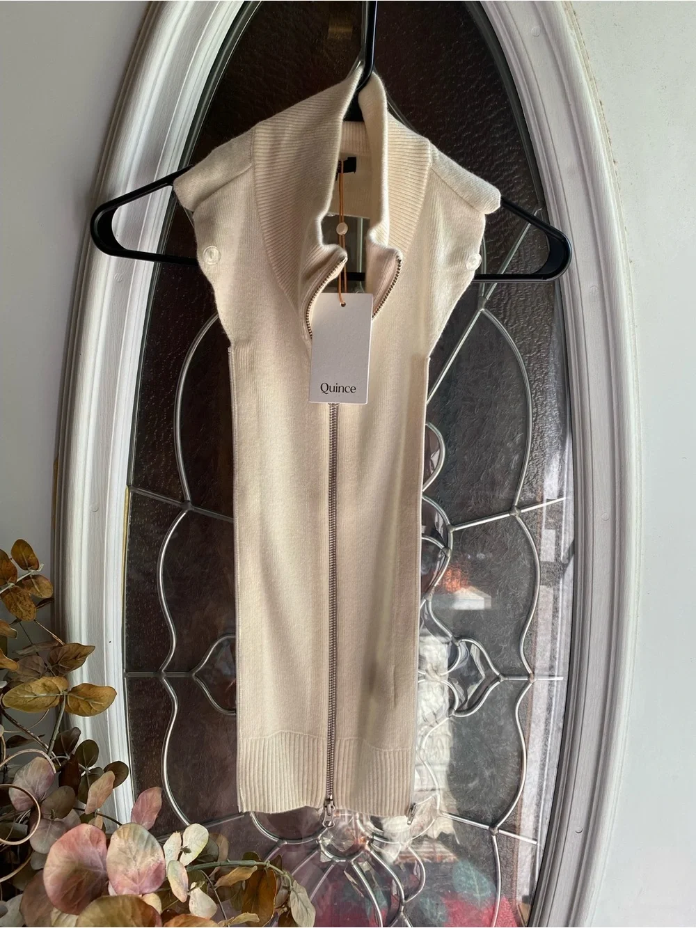 🆕 NWT Quince Cashmere Insert for Scuba Convertible Blazer Sz L/XL - Picture 2 of 9
